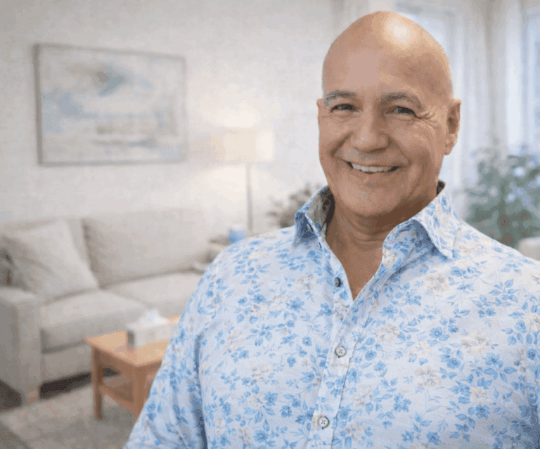 Dr. Edgar Echegoyen Ramirez in seinem ruhigen Gesprächsraum